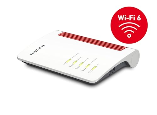 AVM FRITZ! Box 4050 – Wi-Fi 6 Dual-Band Router mit Mesh, DECT & Medienserver