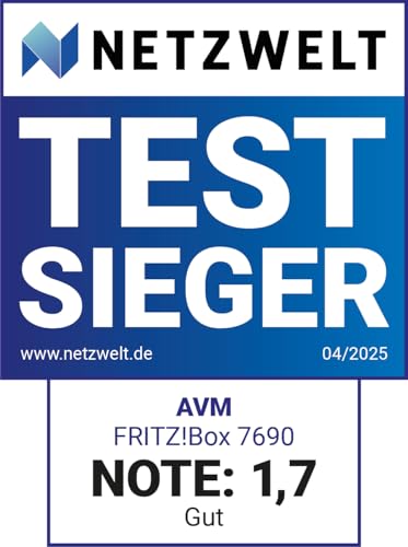FRITZ! Box 7690 – WLAN Router mit Wi-Fi 7, VDSL Supervectoring & Mesh