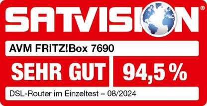 FRITZ! Box 7690 – WLAN Router mit Wi-Fi 7, VDSL Supervectoring & Mesh