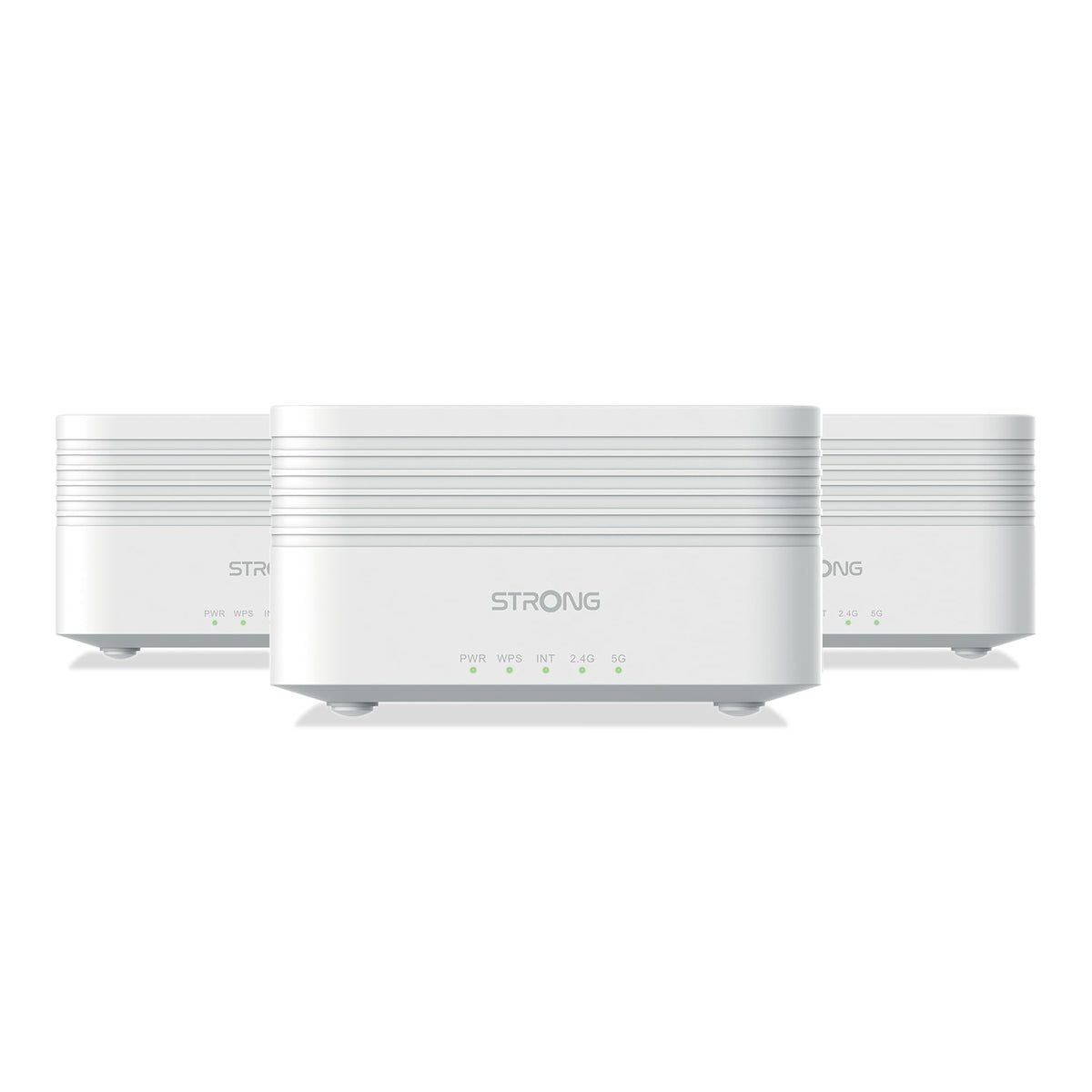 STRONG Atria Mesh AX3000 WiFi 6 Add-On Kit (3er-Pack) – Dual-Band Abdeckung, Gigabit-Ports, Weiß