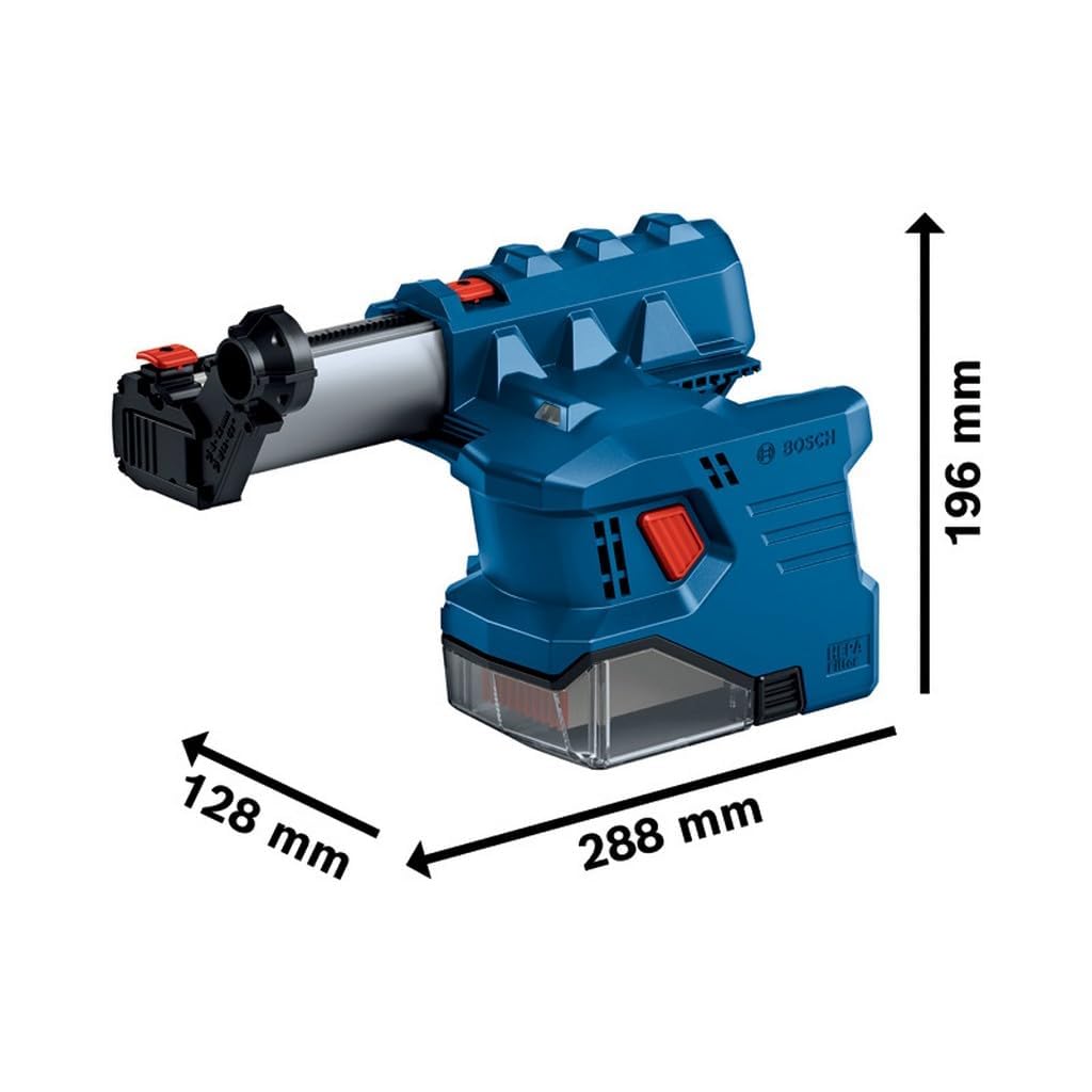 Bosch Professional 18V System Akku Bohrhammer GBH 18V-22 (mit SDS plus, inkl. 2x 4.0Ah Akku, Schnellladegerät GAL 18V-40, L-BOXX)