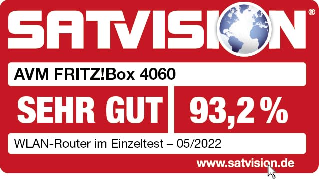 FRITZ! Box 4060 – Wi-Fi 6 Mesh Router mit DECT-Basis & USB 3.0