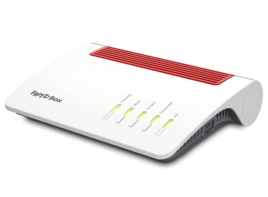 AVM FRITZ! Box 7590 AX WiFi 6 DSL Router – Mesh, DECT-Basis, Exklusive Edition mit USB-Stick