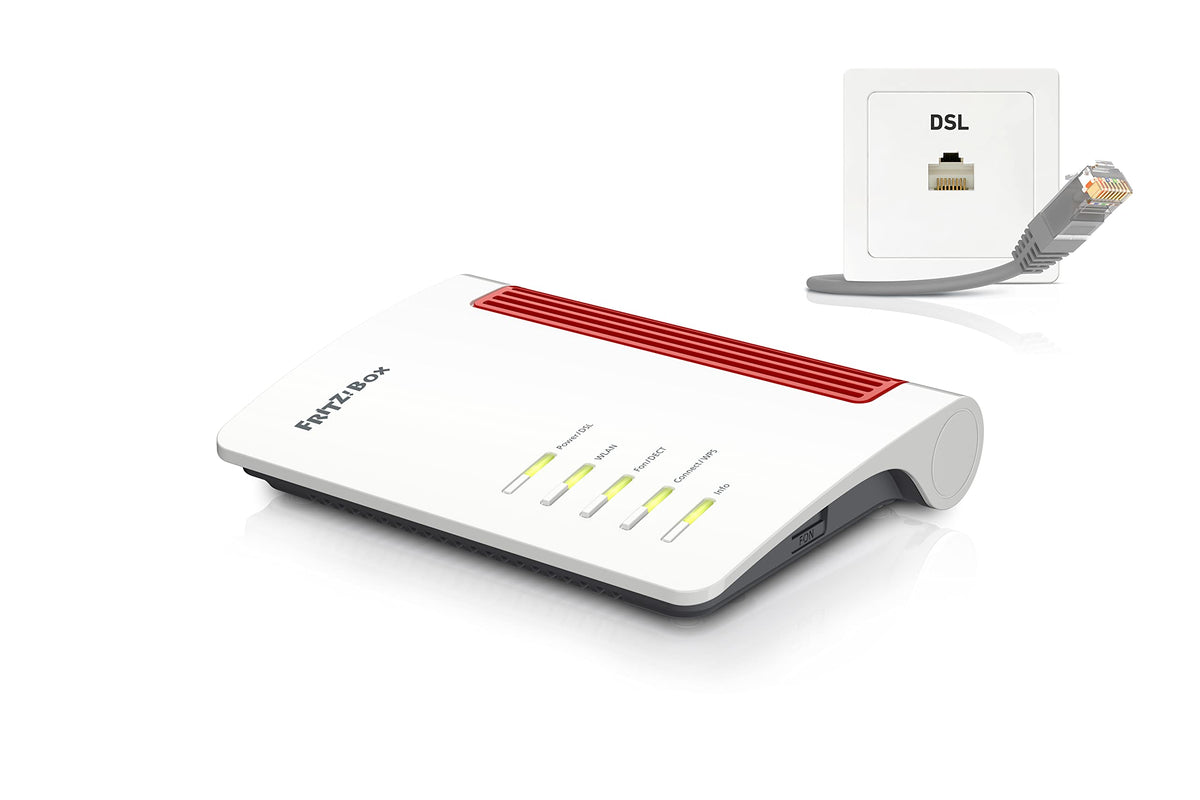 FRITZ! Box 7530 AX – WLAN Router mit Wi-Fi 6, VDSL Supervectoring & Mesh