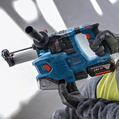 Bosch Professional 18V System Akku Bohrhammer GBH 18V-22 (mit SDS plus, KickBack Control und Vibration Control, inkl. GDE 18V-12, L-BOXX, ohne Akku/Ladegerät)
