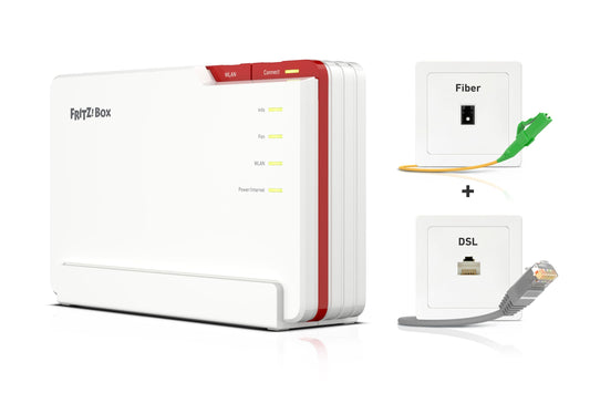 FRITZ! Box 5690 Pro – Premium WLAN Router mit Wi-Fi 7, Glasfaser & DSL
