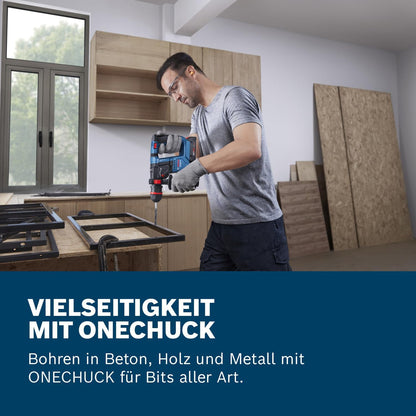 Bosch PRO 18V System Akku-Bohrhammer GBH 18V-18 X (ONECHUCK, inkl. L-BOXX 136)