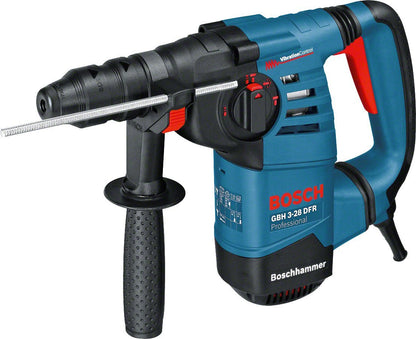 Bosch Professional perforateur GBH 3-28 DFR (avec chiffon, mandrin automatique 13 mm, mandrin interchangeable SDS plus, poignée auxiliaire, tube de graisse, coffret)