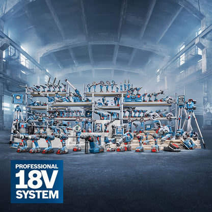 Bosch Professional 18V System Akku Bohrhammer GBH 18V-22 (mit SDS plus, inkl. 2x 4.0Ah Akku, Schnellladegerät GAL 18V-40, L-BOXX)
