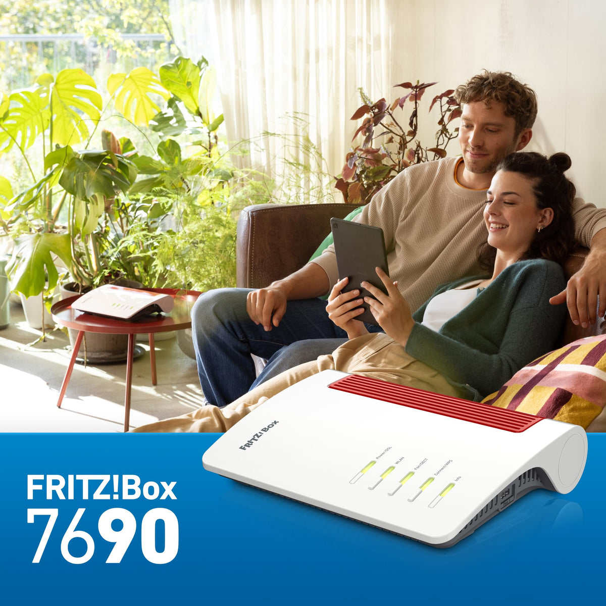 FRITZ! Box 7690 – WLAN Router mit Wi-Fi 7, VDSL Supervectoring & Mesh