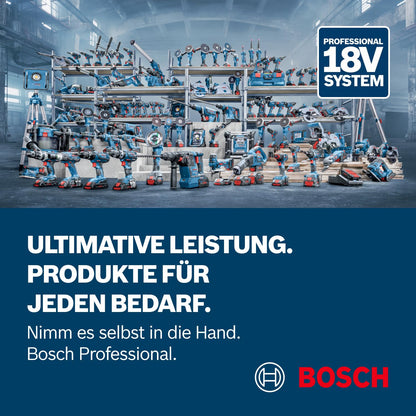 Bosch Professional 18V System Akku Bohrhammer GBH 18V-22 (mit SDS plus, inkl. 2x 4.0Ah Akku, Schnellladegerät GAL 18V-40, L-BOXX)